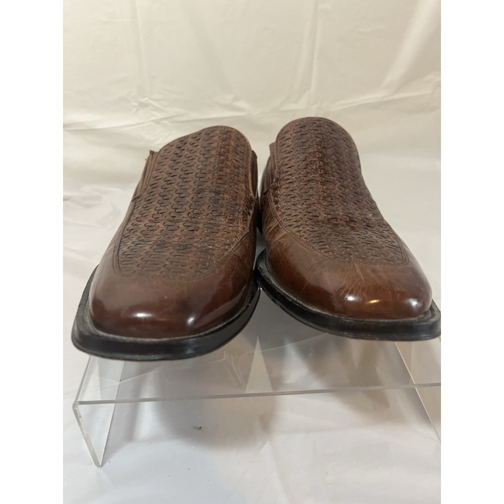 Johnston & Murphy Driver Woven Slip On Loafer size 8 M Brown - Picture 4 of 15